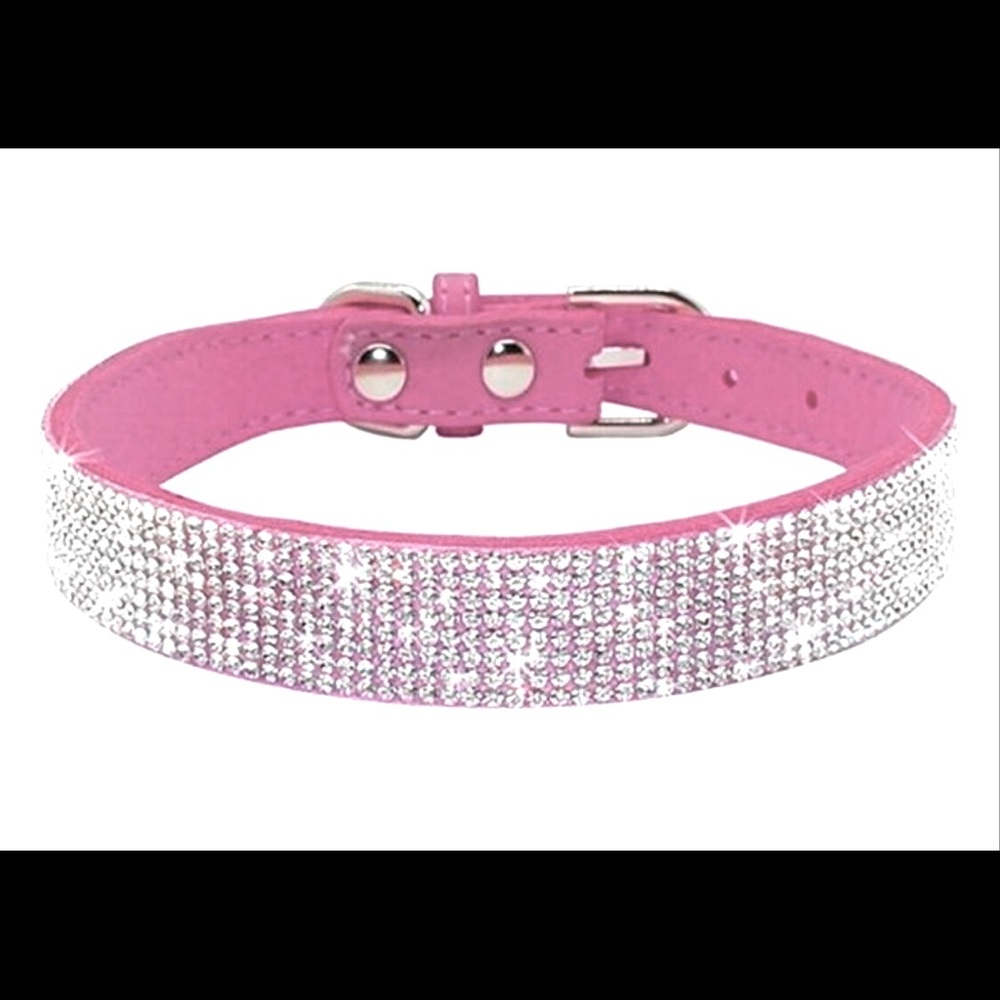 Pink Rhinestone Collar for Fur Babies HOST PICK! 🐈🦮🐰🥳